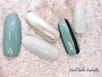 アンベリール 横浜店(Embellir)/(1603)ストライプネイル