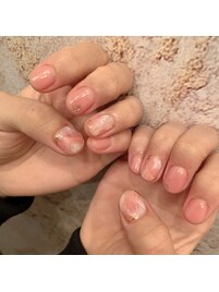 大理石ネイル♪