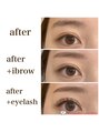 ビビデバビデ(Vivide Vavide)&nbsp;眉+まつ毛パーマ（ラッシュリフト）の同時施術