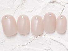 ネイルメゾン 渋谷店(NAIL MAISON)/シンプル先端ストーン¥5800