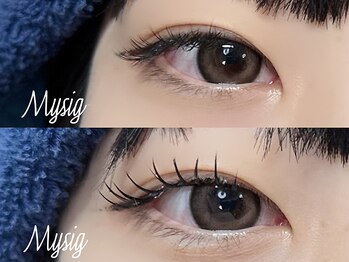 ミューシグ(Mysig)の写真/話題の《アンドヘルシー》登場!エクステを装着し根元から立ち上げ★自然なボリューム&ぱっちりした目元に◎