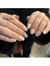 イベル 神戸三宮店(ibelu)/チェックネイル