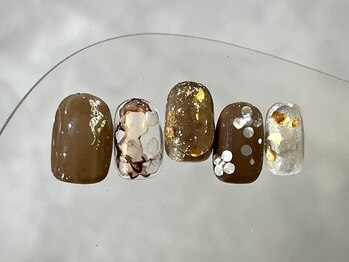 ホロフラワーネイル