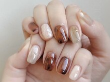 Best Nail 銀座店【ワンホンネイル・スカルプ・パラジェル・上品ジェルネイル】/べっ甲ニュアンス