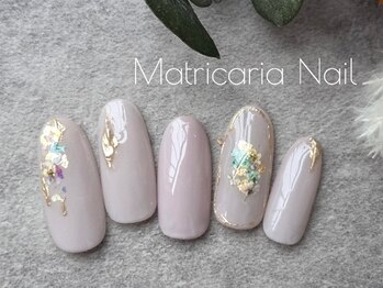 マトリカリア ネイルアンドビューティー(Matricaria)の写真/《ウォーターケア付＊定額デザイン¥8250》お気に入りネイルを長く楽しむ＊折れ・浮き・欠けにお悩みの方に