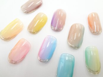 ネイルサロンクイール 宇都宮店(NAIL SALON QUILL)/縦グラデーション