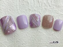 ネイル デザイン シーエス(NAIL DESIGN C S)/フットネイル　