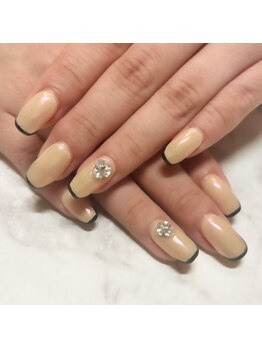 オーロラパウダー先端細フレンチ