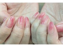 ネイルパキラ(nail pachira)/桃ネイル♪