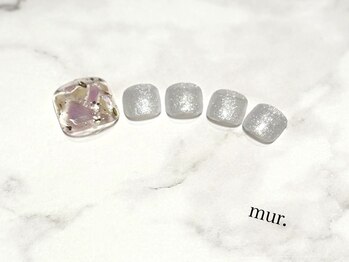 埋めつくしシェルネイル