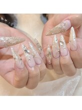 アイラッシュサロンアールツー(eyelash salon R2)/ワンホン　韓国　リボンネイル