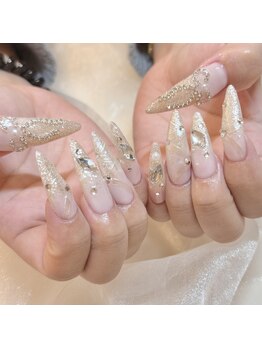 アイラッシュサロンアールツー(eyelash salon R2)/ワンホン　韓国　リボンネイル