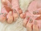 透け感ドットネイル