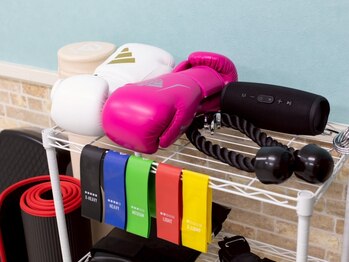 キックボクシング&パーソナルジムMy本町店/アタッチメント類も豊富♪
