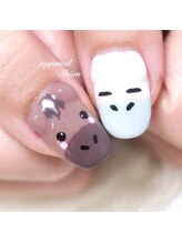 たゆ ネイル(たゆnail)/パラジェル手描き午年ネイル