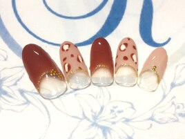 アニマルネイル◎ヒョウ柄