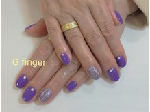ジー フィンガー 千葉店(G)/春パープルネイル