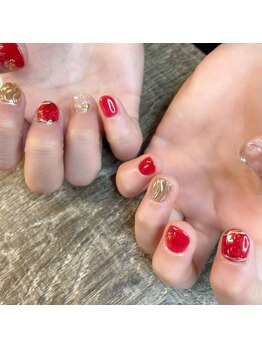 爪屋べっぴん堂/成人式ネイル