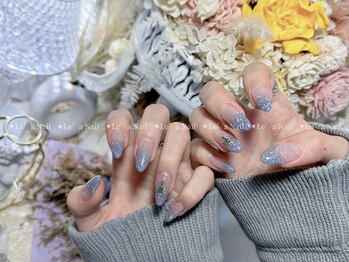 レアネイル 渋谷店(Le’a nail)/ラメグラデーション