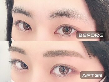 アイック 池袋東口Deux(I’ck)/アイブロウWAX＋間引きスタイル