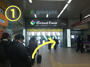 リベル(Re:Belle)/大泉学園駅改札からの道なり