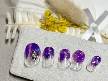 ブレス 仙台駅前本店(BLESS)/キュートなぶどうネイル!