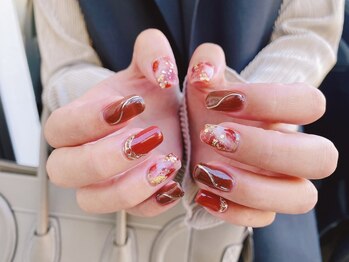 ヒマワリ(HIMAWARI)/インク＆絵の具でニュアンス