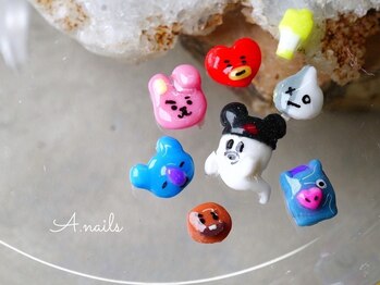 エーネイルズ 心斎橋(A.nails)/キャラクターネイル（事前予約制