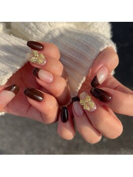 アイズニューヨークネイル(I's New York nail)/ゴールドリボンネイル
