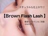 【ブラウンエクステ】選べるカラーは5種類♪フラットラッシュつけ放題
