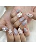 ハンドオフ込み☆持ち込み相談ネイル(アート6本まで+パーツ付け放題)