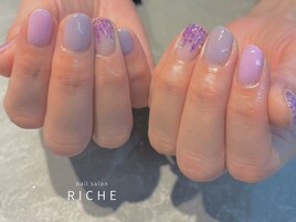 大人フラワーネイル