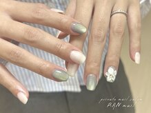 ランネイル 名古屋伏見(RANnail)/キラキラマグネットネイル