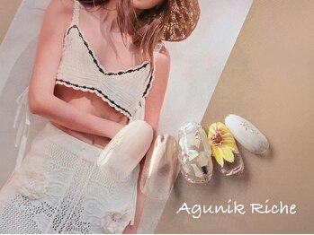 アグニークリッシェ(Agunik Riche)/【向日葵ネイル】
