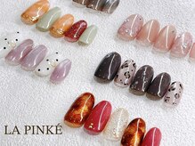 ラ パンケ(LA PINKE)の雰囲気（指先に映える、秋の大人可愛い上品なデザイン）