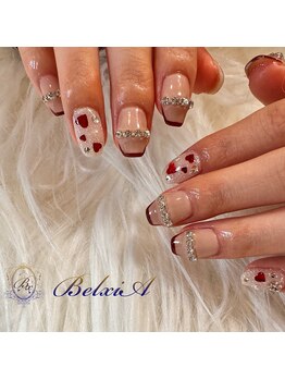 ベルシア(BelxiA)/ハートネイル×スキニーフレンチ