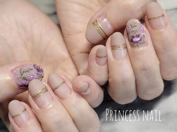 プリンセスネイル(Princess nail)/ぽこぽこフラワーネイル 12,000