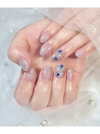 押し花ネイル