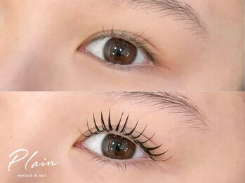 プレーン 恵比寿(Plain)の写真/印象UPで愛されeyeに！持続力◎エクステを付けてからまつパをかける最新技術《&Healthyアンドヘルシー》