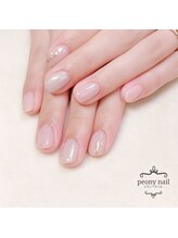 ピオニーネイル(peony nail)/ミラーニュアンス