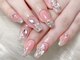 シーアンドビーネイル(C&B Nail)の写真/【渋谷/持込みOK】繊細な手描きアートも思いのまま♪耐久性のあるチップスカルプで折れにくく綺麗長持ち★