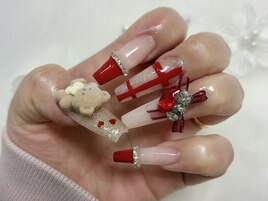 スカルプ/ロングネイル/長さ出し