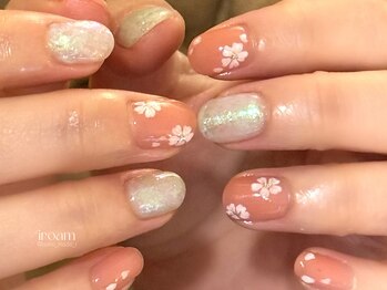 イロアム(iroam)/桜/春ネイル/オフィス/シンプル