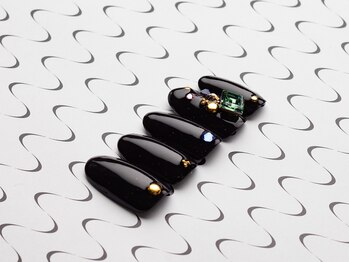 アデリー(ADELIAE)/【単色カラー】＋ストーンアート