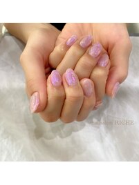 うるうる氷ネイル