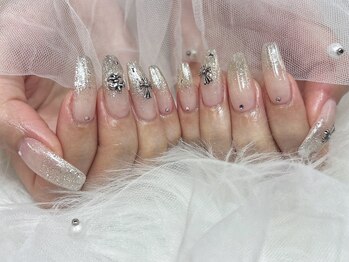 プティ アイビューティ 京橋店(peTiT eyebeauty)/ラメグラデーション クロム