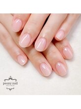 ピオニーネイル(peony nail)/お肌に馴染む乳白色