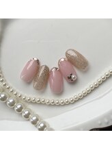 セプトネイル 函館店(SEPT NAIL)/9月　大人可愛いサンプル　6930