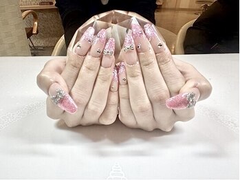 ティー クリア ネイルアンドアイラッシュ 中島店(T.Clear Nail & Eyelash)/ラメグラデーション