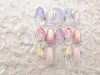 シキ 藤沢店(shiki)の写真/あじさいネイルで指先を彩る♪トレンドより似合わせ＆季節感あふれるネイル◎新規オフ無料[藤沢]